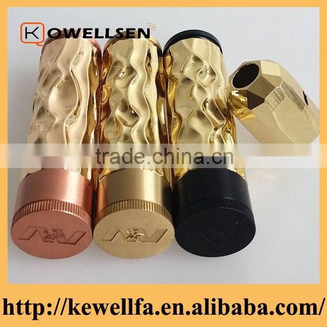 Top quality av mech mod AV able mod mechanical mod enpoxy resin +brass AV mod kit from Kowellsen