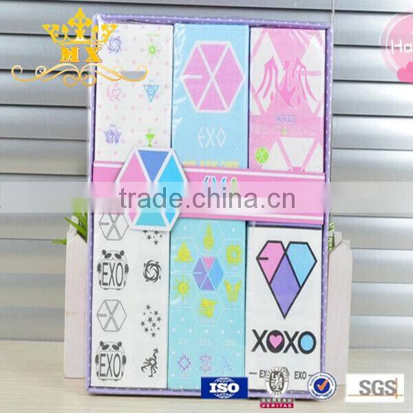 Personalized pocket tissue paper