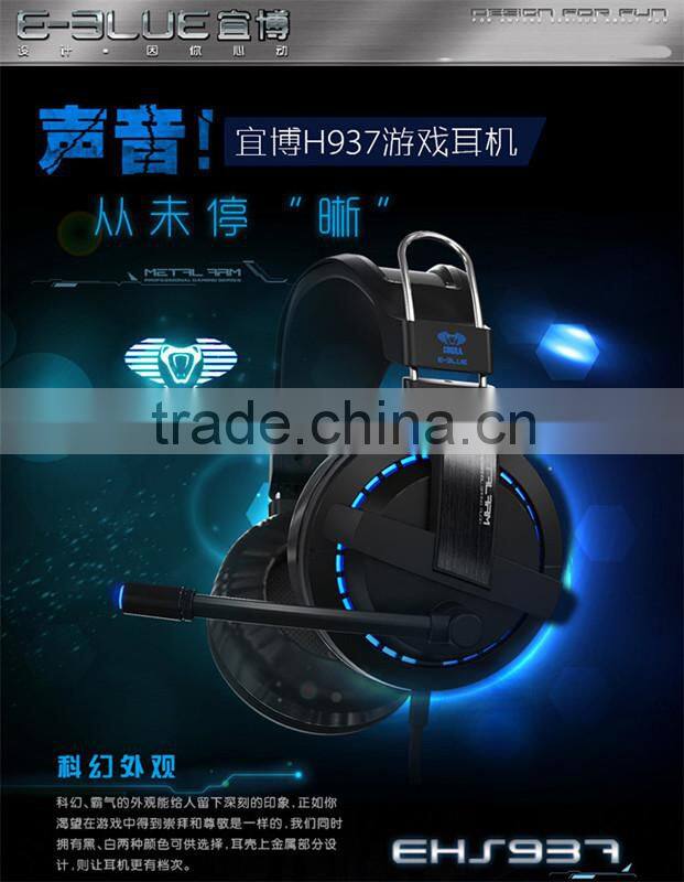 E-3lue H937 Voice Control Headphones Headset Earphones Handsfree for computer