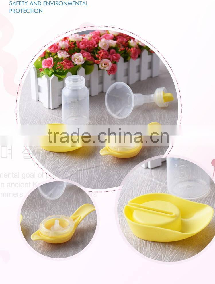 New Arrival 100% Food Grade BPA Free Manual Breast Pump for mother mom's manual breast pump with bottle