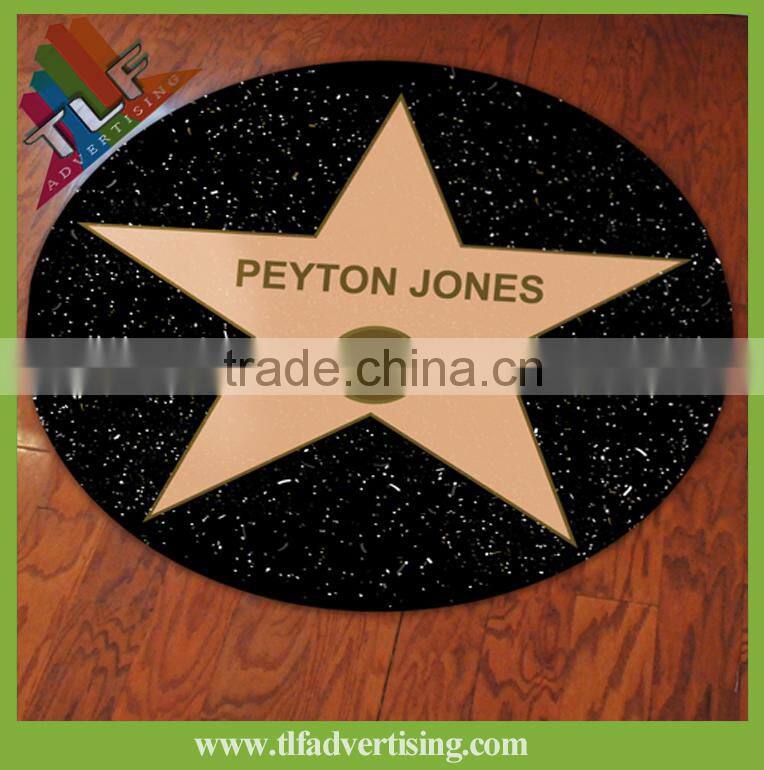 Full color printing vinyl decal floor sticker