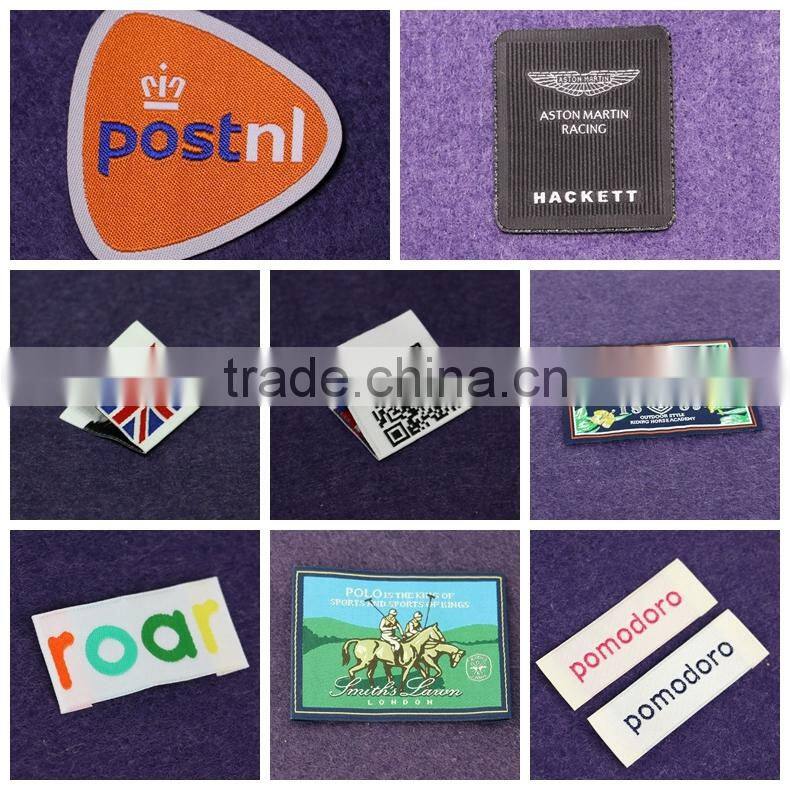 Hot Sale Custom Garment Safty Performance Woven Label for Clothing