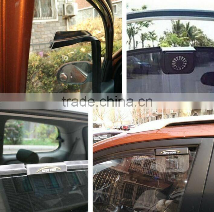New design Car Solar Sun Power Vent Fan Cooler/ Air Vent Radiator/ Air Vehicle Exhaust Fan