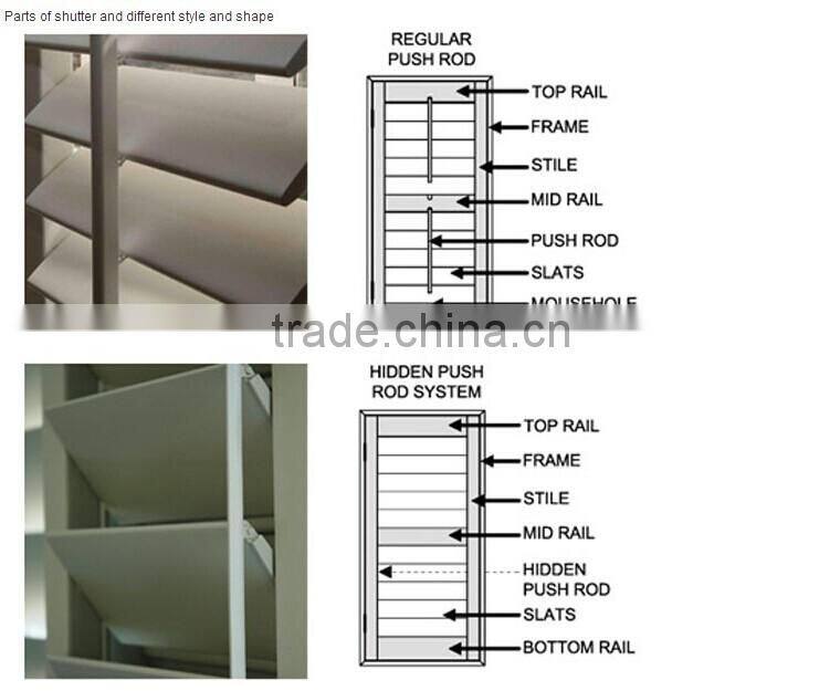 high quality wooden shutters for windows