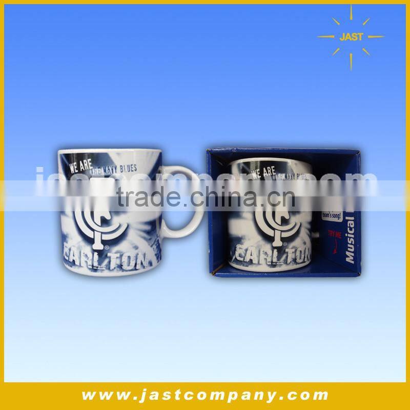 Football Club Personalized Porcelain Music Mug