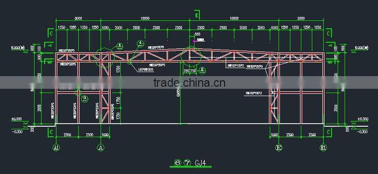 light prefabricated portable aircraft hangar with In Niger