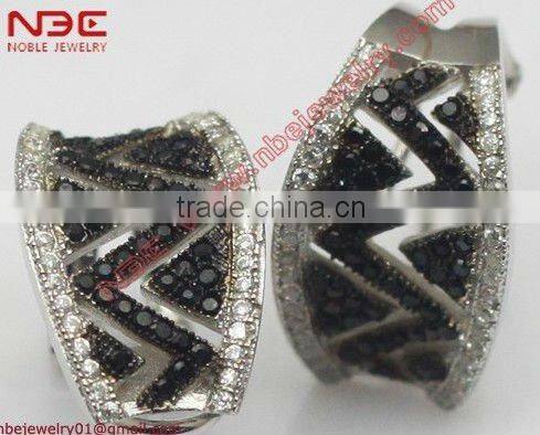 Fashion cheap 925 silver hook earrings jewelry,low price good quality cz jewellery,AAA grade cubic zirconia silver drop earrings