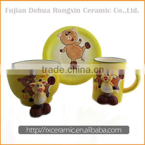 2015 inexpensive ceramic dinner plate sublimation ceramic plate