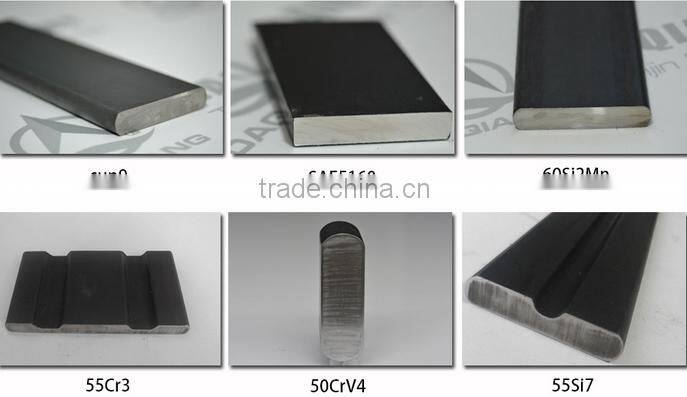 DIN 55cr3 Polished Alloy Steel Round Edge Forged Flat Bar