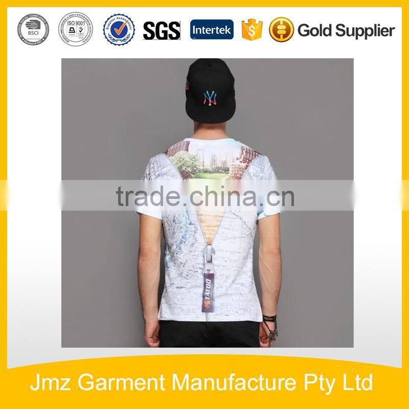Custom mens t shirt high quality digital printing t shirt