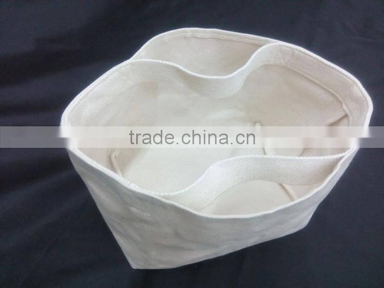 Natural stripe canvas beach tote bag gold supplier