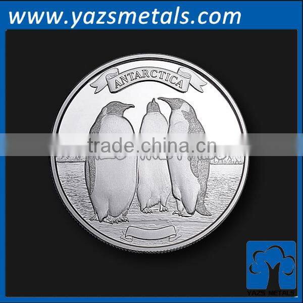 hot sales engrave metal enamel trolley coin