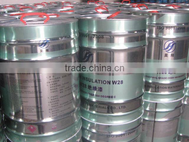 Reddish insulating electric varnish