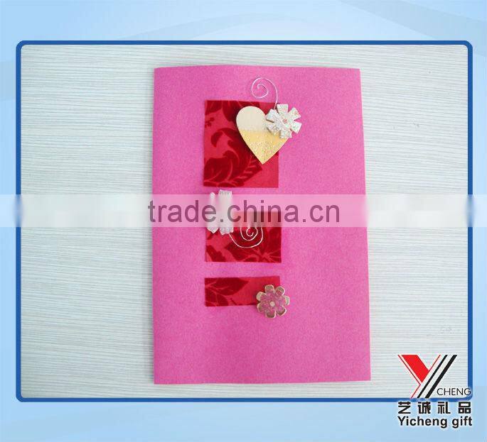 2016 new design product DIY wishes paper happy birthday cards post card