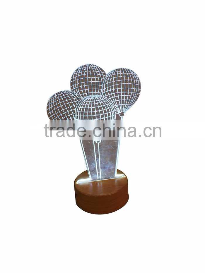 Wholesale acrylic products3 D led night light table light