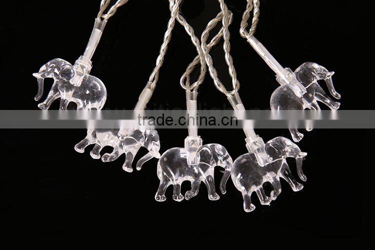 TZFEITIAN warm white IP44 waterproof elephant string lights outdoor decor