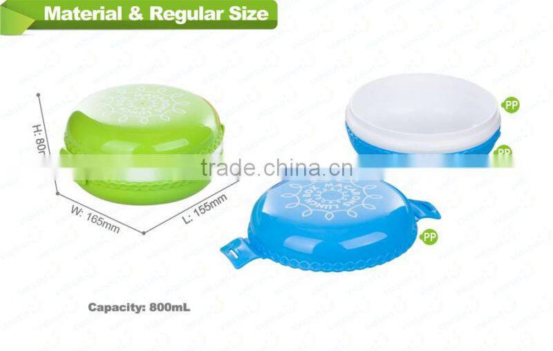 A155 new product plastic kids Macaron lunch box shantou shuanghuan viassin