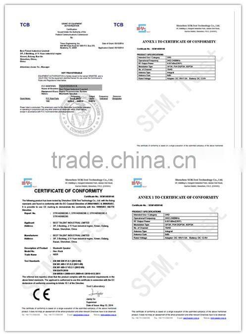 top quality powerful 40W bluetooth outdoor speaker with mic handsfree functions