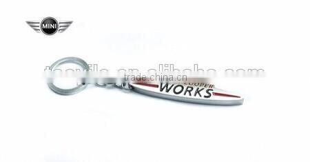 Car accessories auto parts metal keychain ring