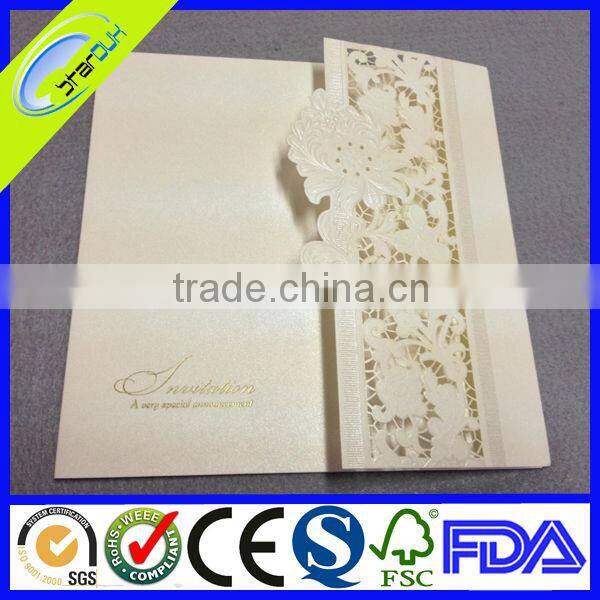 3d printing wedding invitation card 3d card of buddhist