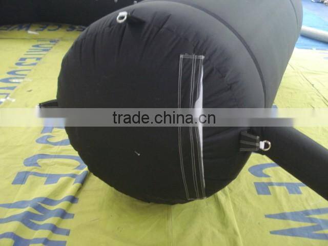 Customized design high quality advertising black inflatable finish line arch