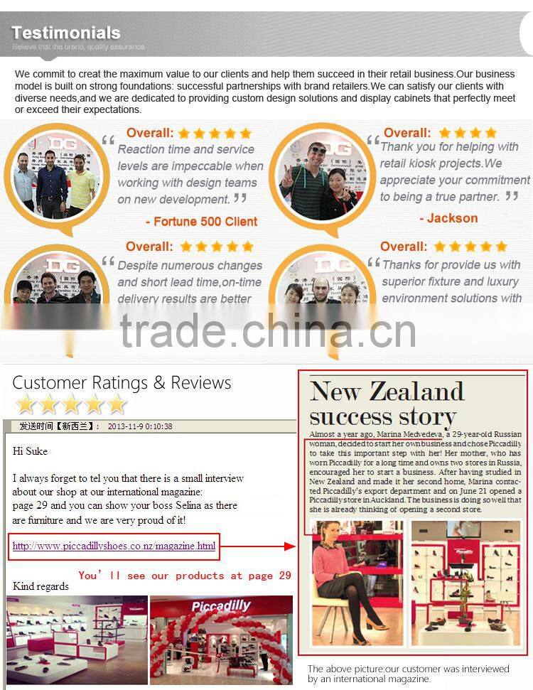 Luxury High End Wood Mall Cosmetic Kiosk