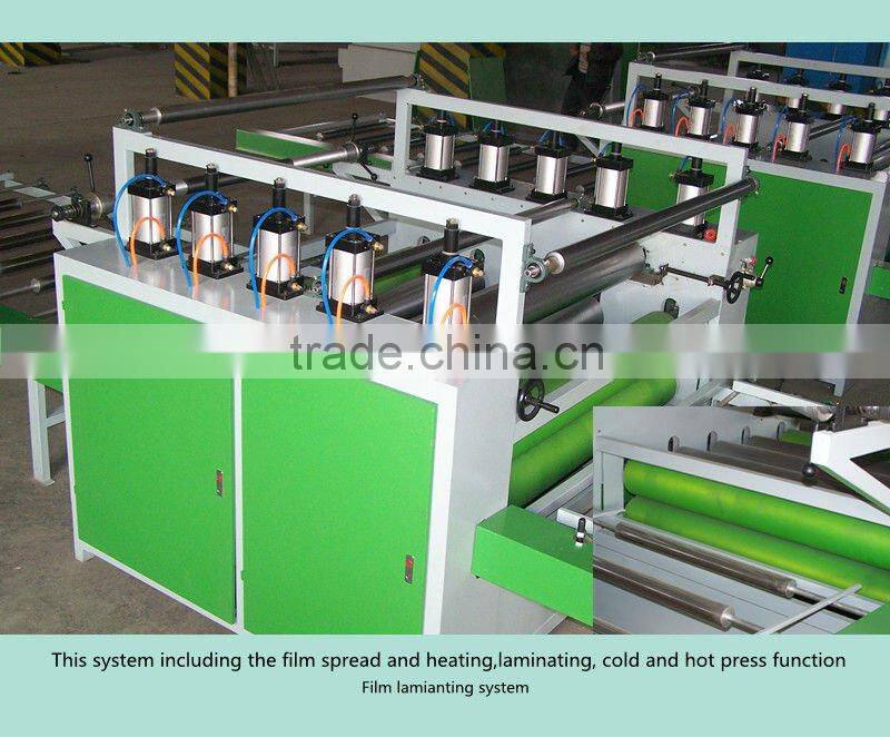 HSHM1350TZ-D Papaer and PVC sticking machine for plane surface