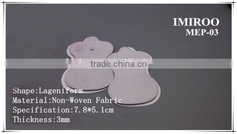 Self-adhesive skin electrode/electronic muscle stimulator 's electrode massage pad