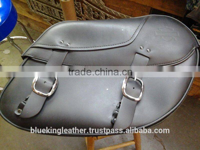 GENUINE COWHIDE LEATHER SADDLEBAGS