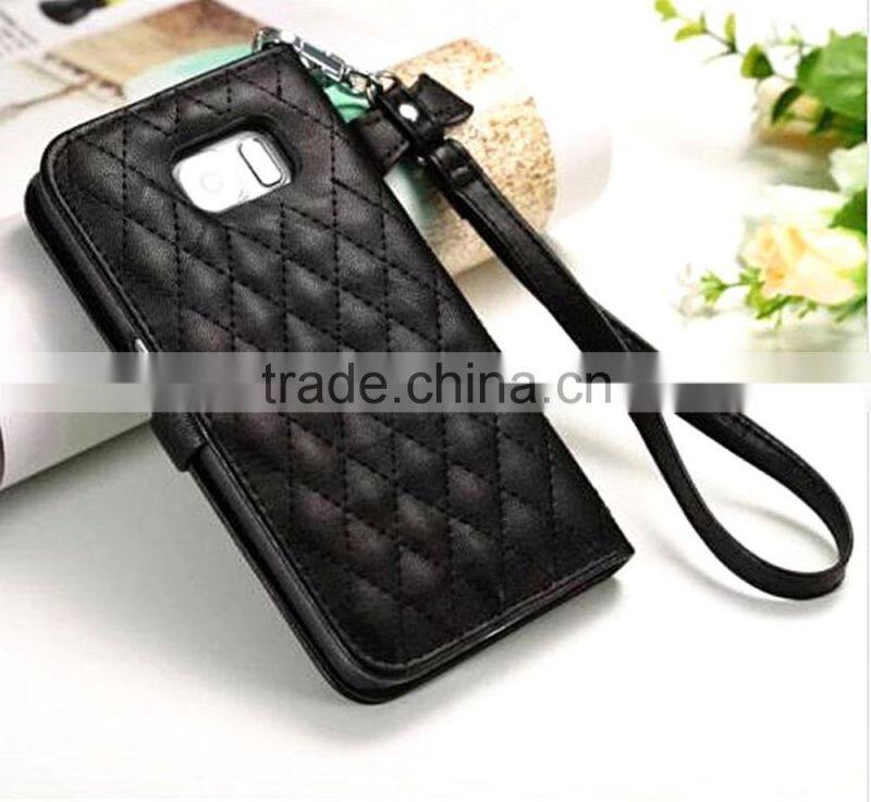 China manufacture smart cover wallet purse case for samsung galaxy s6/s6 edge
