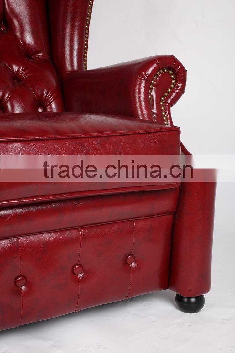 High quality PU leather sofa chair, armrest chair