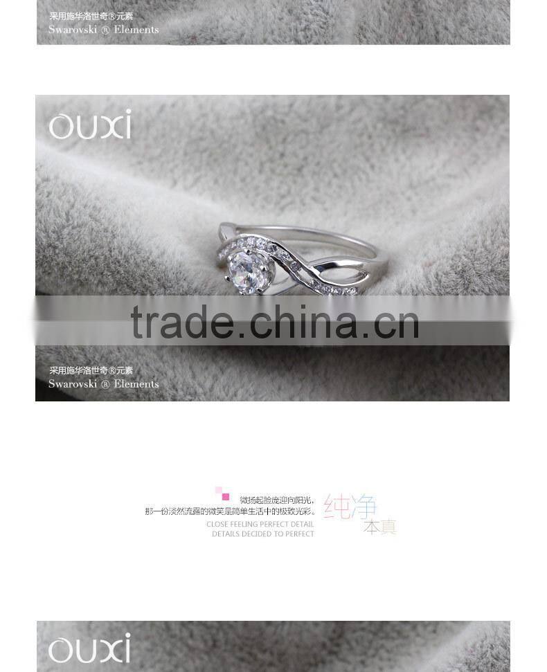 2015 summer Fashion 925 silver sterling rings made with AAA zircon Y70029