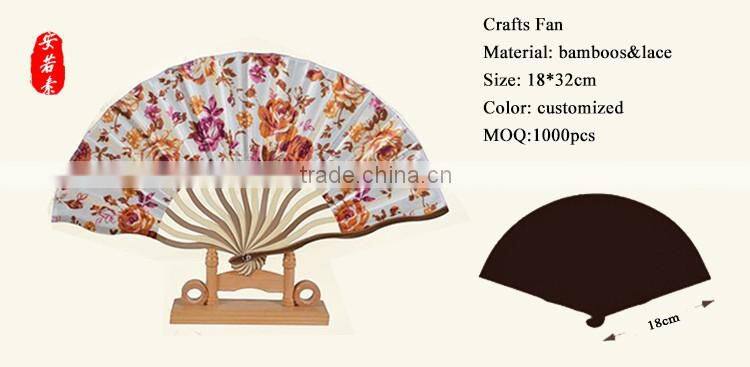 Chinese Folding Silk/paper Fans for Decorations