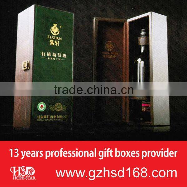 Wholesale luxury matte wine box wine bottle packaging box custom logo printed paper cardboard packaging box for wine bottle