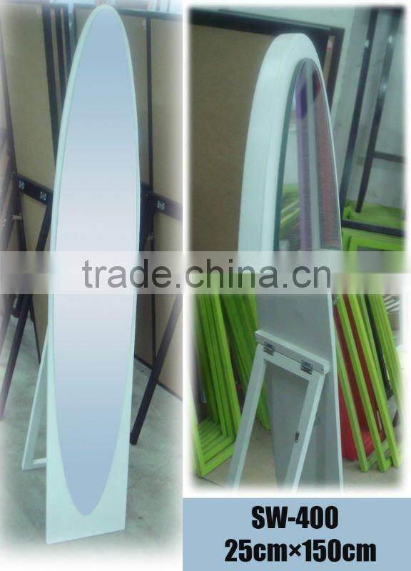 3mm oval type wood decorative mirror