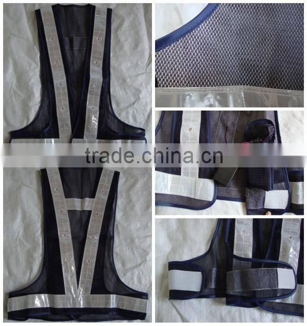16pcs led fashion mesh safety vest