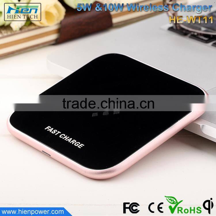 9V1.7A fast QI Wireless Charger for Mobile phone 10W