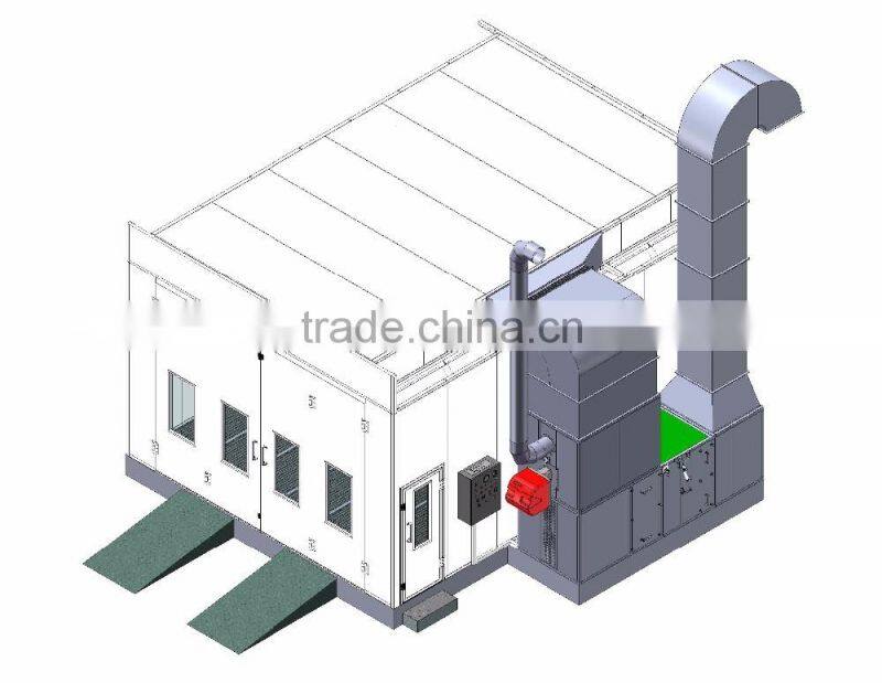 JF used car spray booth car spray oven bake booth with CE approved