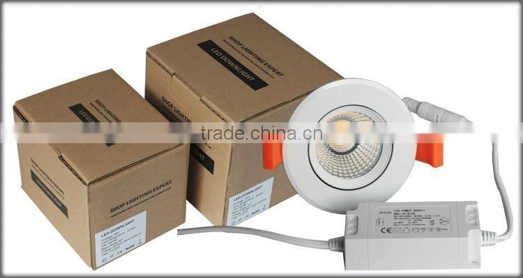 Commercial 230V LED Downlight 10 Watt 20W 30W for Shopping mall Exhibition Hall