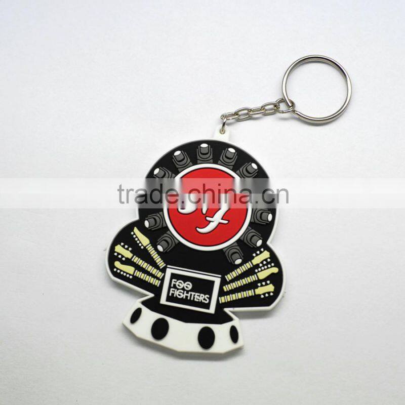 Novelty Soft pvc 3D Keychain promotional new design keychian