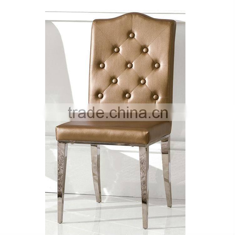Luxury Stainless Steel Chairs/Dining Chairs Set OB039