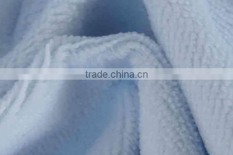 Waterproof Baby Blue Tpu Laminated Coral Velvet Fabric