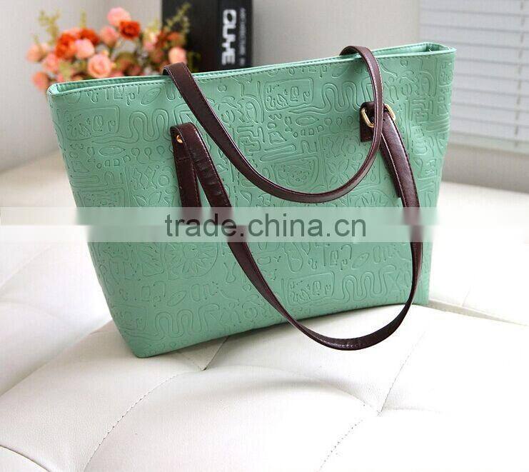 Fashion new products 2015 wholesale women's leather bag