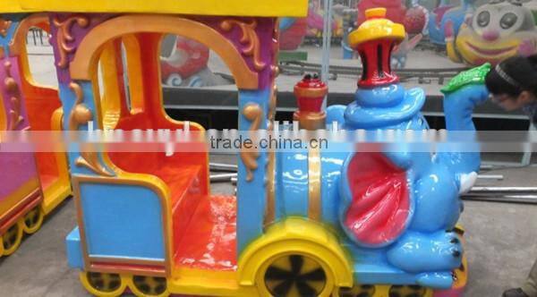 2015 new! amusement park electric track ocean train rides,amusement park rides track train