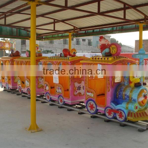 2016 New Product Used Amusement Park Rides Elephant Track Train For Kids / Adults