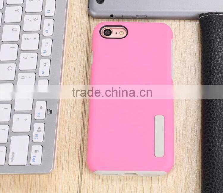 full covered pc+tpu case for iphone 7/7 plus 2 in 1 case for iphone 7 shock proof promotion case