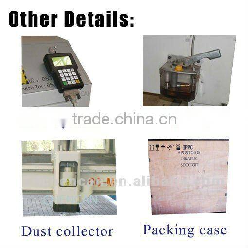 Fulling Inverter 4 Axis Wood Cylinder CNC Wood Router for MDF,PVC, CNC 1325 Router Machine