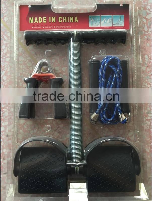 spring fitness equipment with poweer twister spring exercise spring hand gripper spring pull up exerciser legging eexerciser