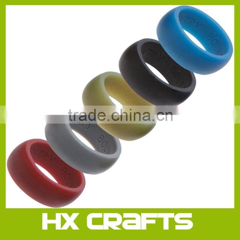 Excellent Silicone Wedding Band Ring for Sprots with Different Thickness