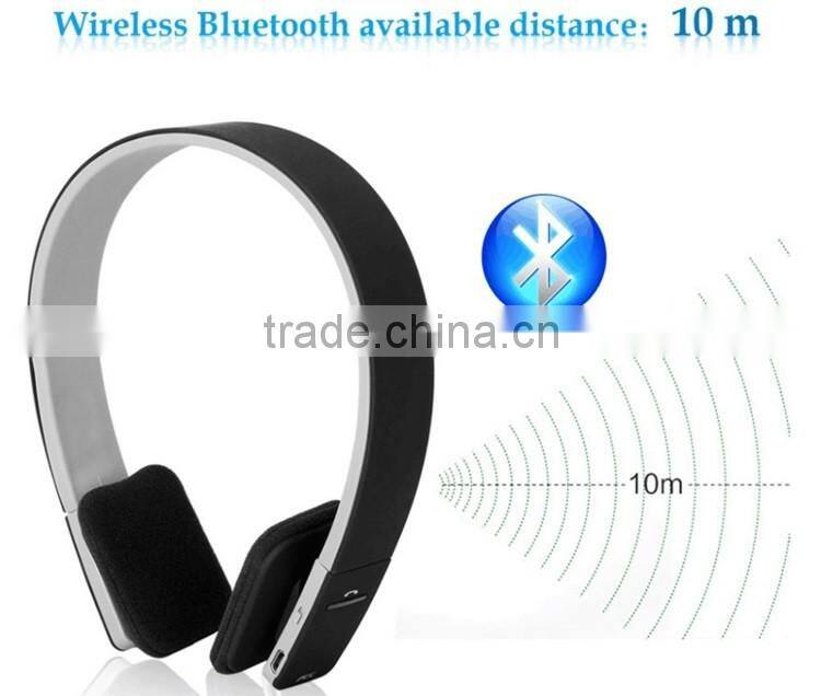 New AEC BQ-618 Wireless Sport Bluetooth AUX Play Function Stereo Earphone Heaset Headphone Noise cancelling headphones For iPho